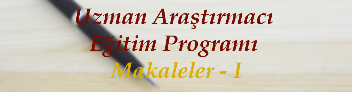 İBA Uzman Araştırmacı Eğitim Programı Makaleler - I kitabı yayımlandı!